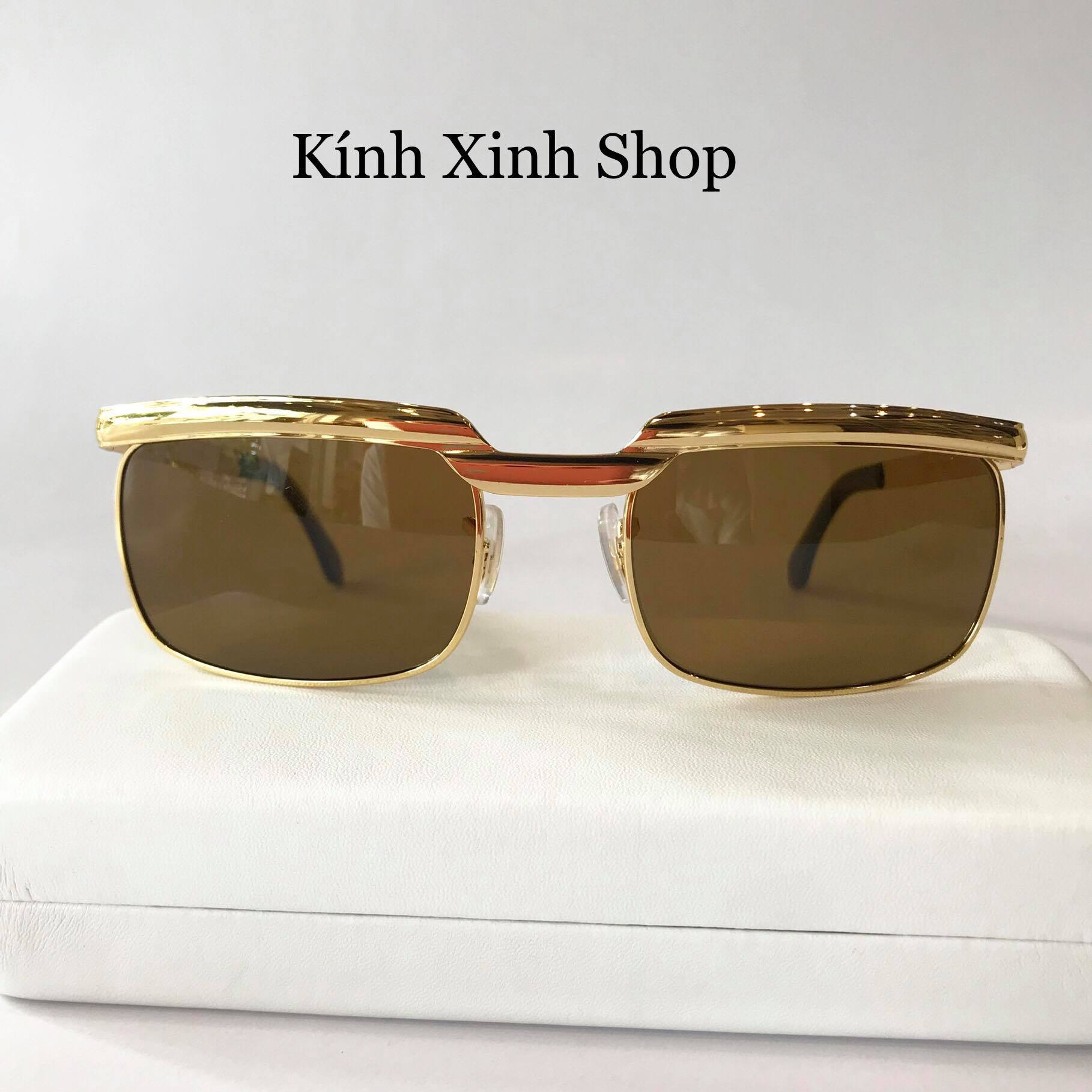 Kính râm Nam Solex 14K chữ H Tròng Thủy Tinh Cao cấp + Tặng Fullbox phụ kiện