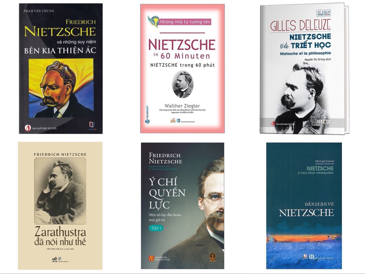 (Combo 6 cuốn) Friedrich Nietzsche Và Những Suy Niệm Bên Kia Thiện Ác - Nietzsche Trong 60 Phút - Nietzsche Và Triết Học - Zarathustra Đã Nói Như Thế - Ý Chí Quyền Lực - Dẫn Luận Về Nietzsche