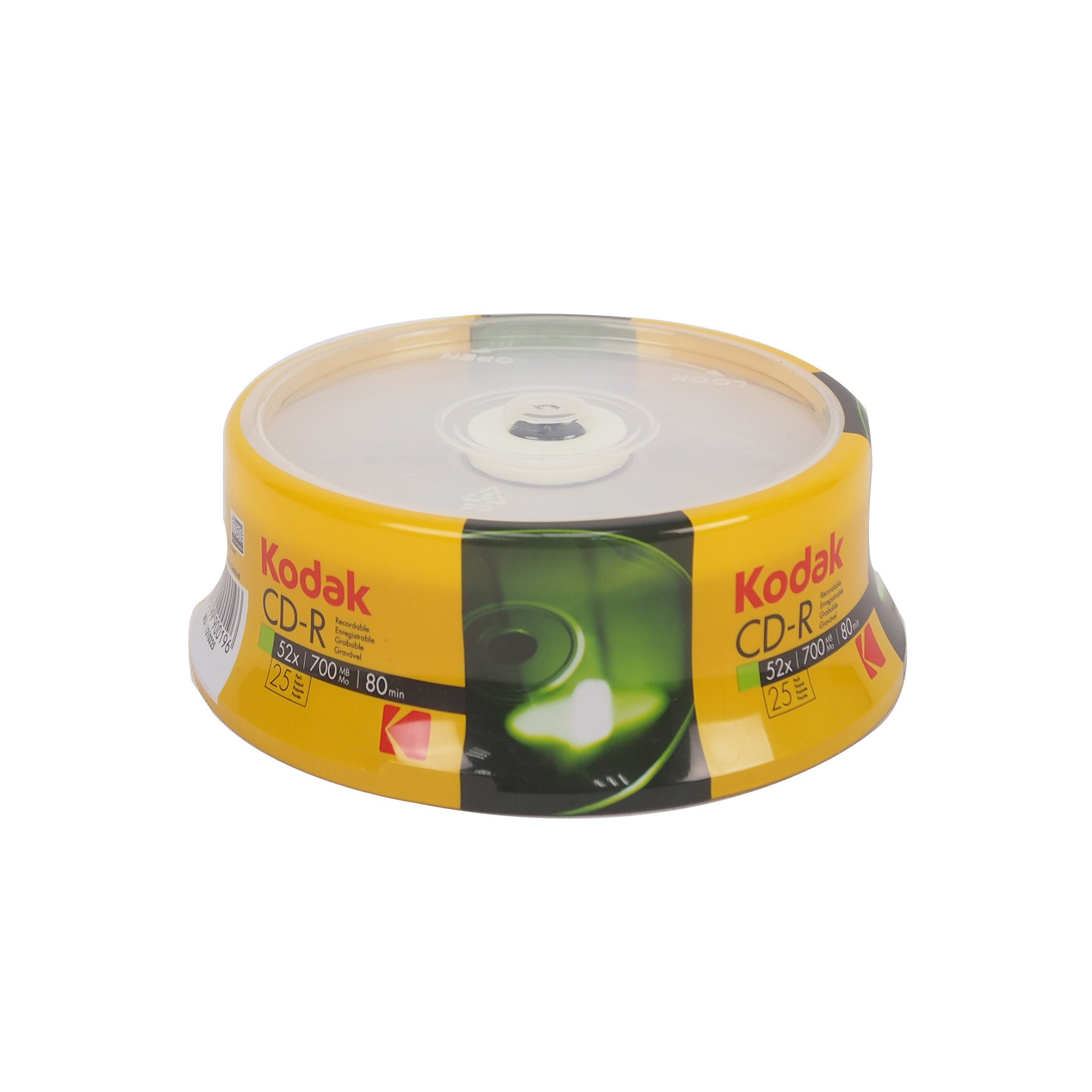 Bộ 25 Đĩa CD-R 12X 700MB Kodak UBL EC0123