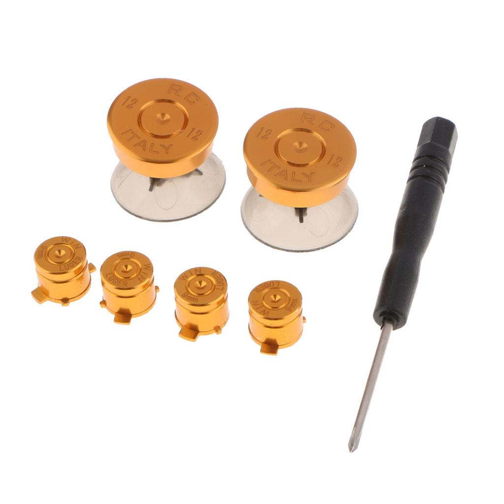 ABXY Buttons + Thumbsticks Analog Stick Mod for Sony PS4 DualShock 4