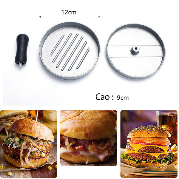 Dụng Cụ Ép Thịt Định Hình Làm Nhân HamBurger Tiện Dụng Hàng VNCLC