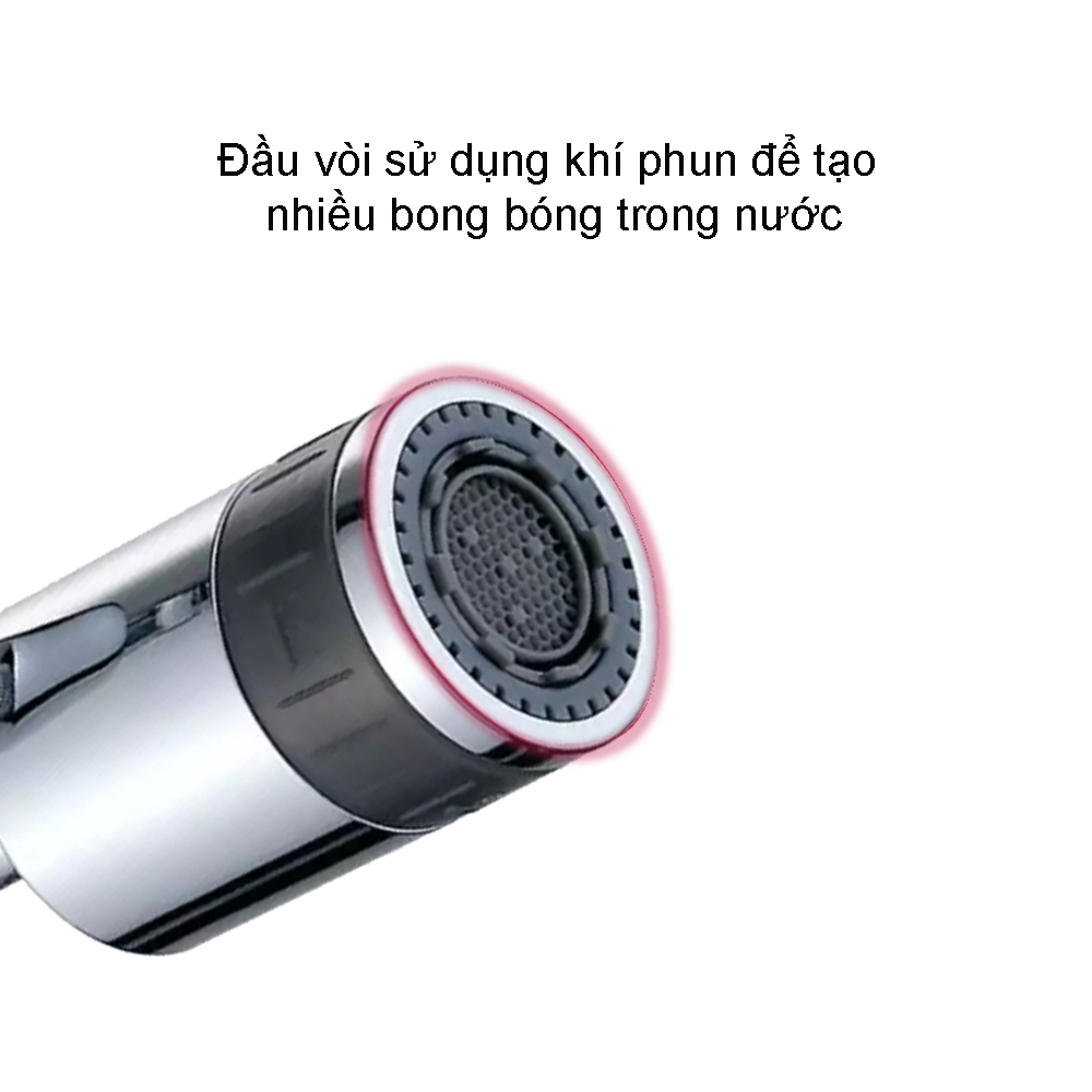 Đầu Vòi Tăng Áp Schmidt Loại 3 Đốt Chế Độ Xoay 360 Độ, Tiện Ích, Tạo Bọt, Hai Chế Độ Tiết Kiệm Nước-Hàng Chính Hãng