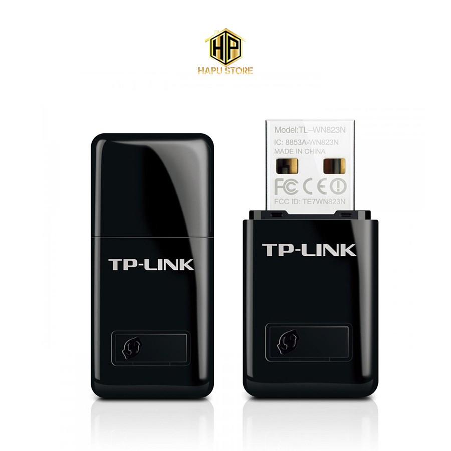 Thiết bị thu sóng wifi TP-Link 823N chuẩn USB tốc độ 300Mps chính hãng - Hàng Chính Hãng