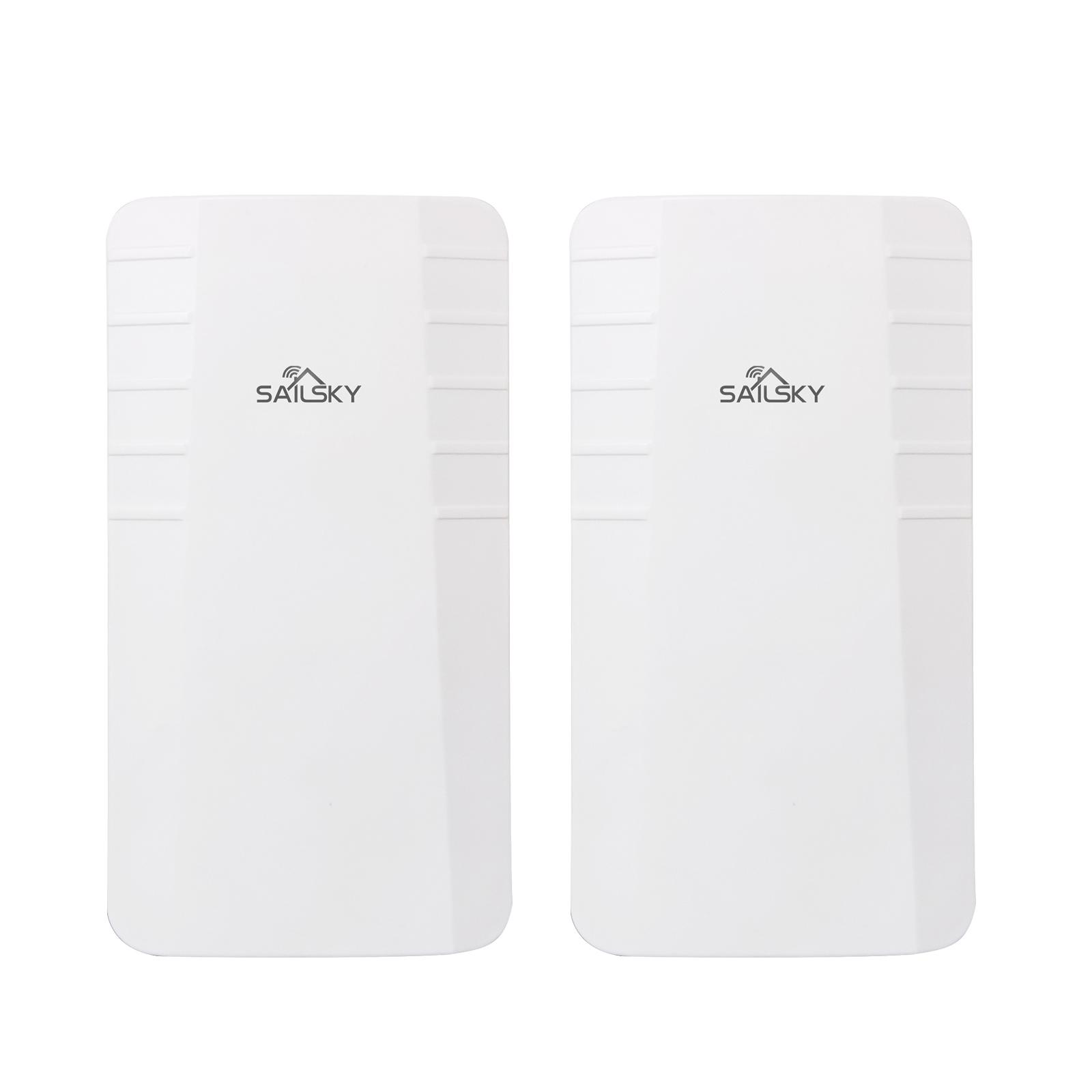  Bộ định tuyến Wi-Fi không dây 300Mbps Cầu nối Wi-Fi ngoài trời Sailsky SY200 2.4GHz- Màu trắng