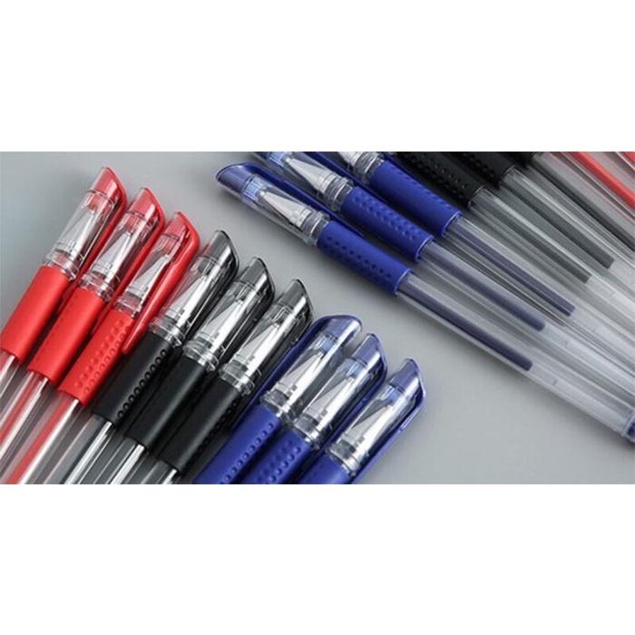 Bút Bi Mực Đen Ngòi 0.5mm Chất Lượng Cao, Bút bi nước văn phòng 0.5mm mực đều, nét chữ đẹp
