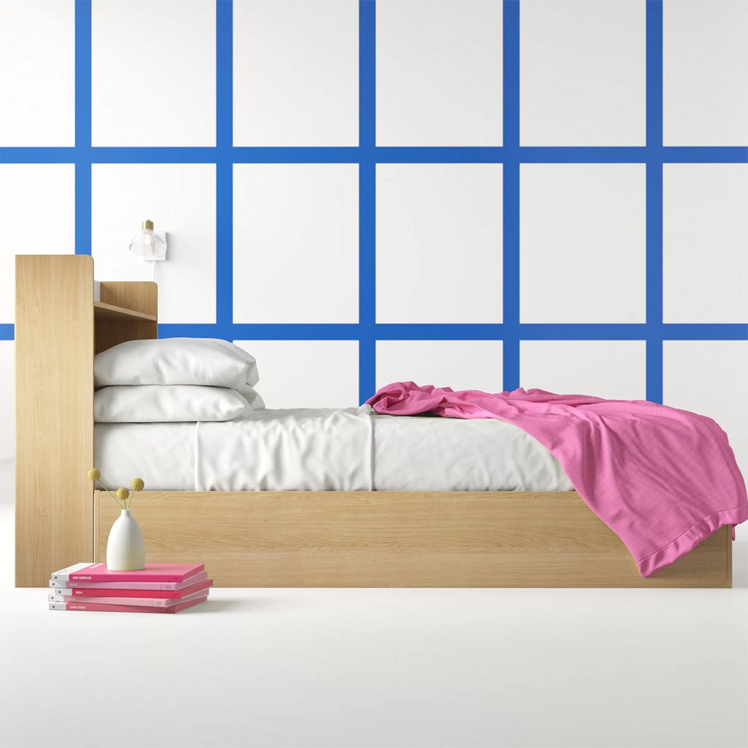 Giường ngủ gỗ hiện đại SMLIFE Senbo | Gỗ MDF dày 17mm chống ẩm | D204xR164xC40cm
