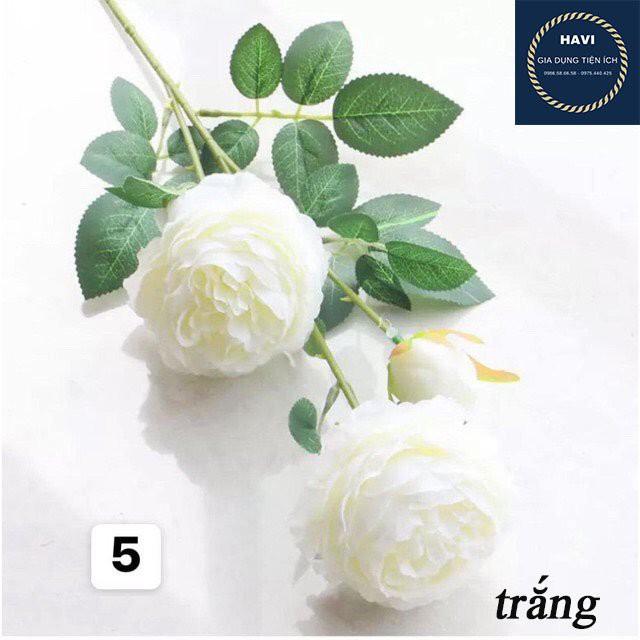 SIÊU ĐẸP Hoa Giả - Hoa Hồng Lụa cao cấp (65cm) trang trí nhà cửa, decor mọi không gian tại Kho trang trí nhà cửa Rẻ vô