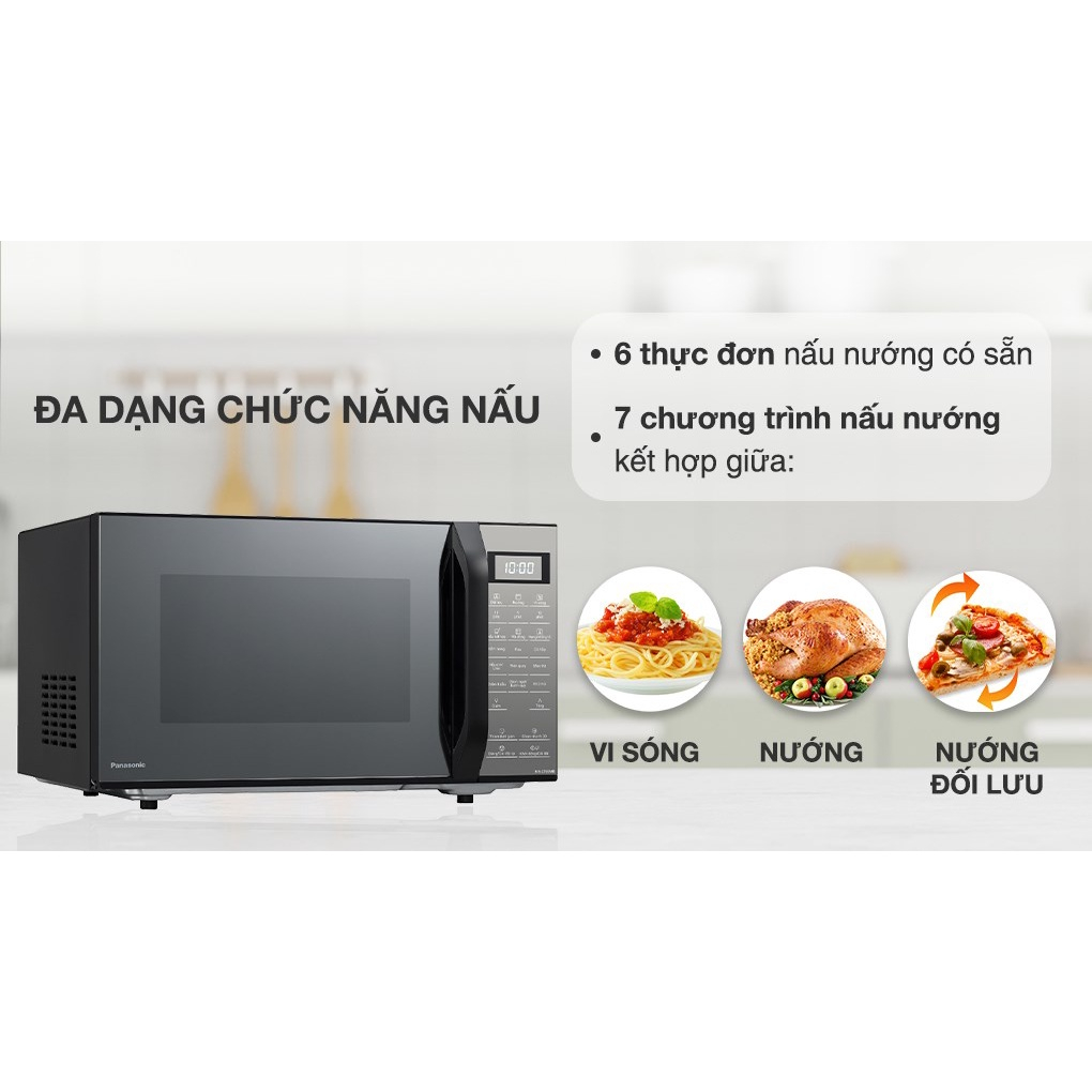 Lò Vi Sóng Có Nướng Panasonic NN-CT66MBYUE - Hàng Chính Hãng