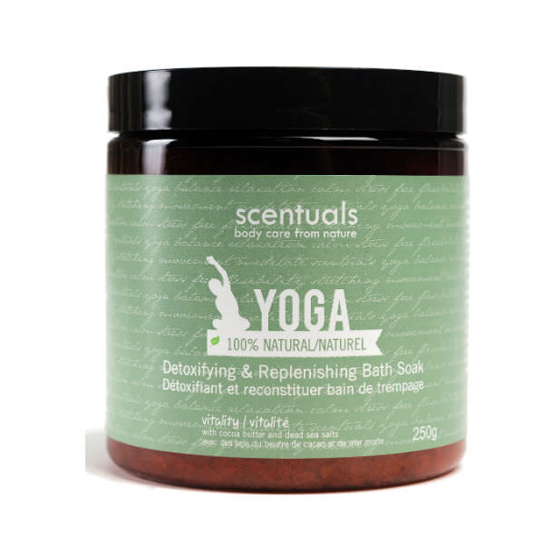 Muối Tắm Ngâm Giải Độc Yoga Vitality Detoxifying &amp; Replenishing Bath Soak Scentuals (250g)