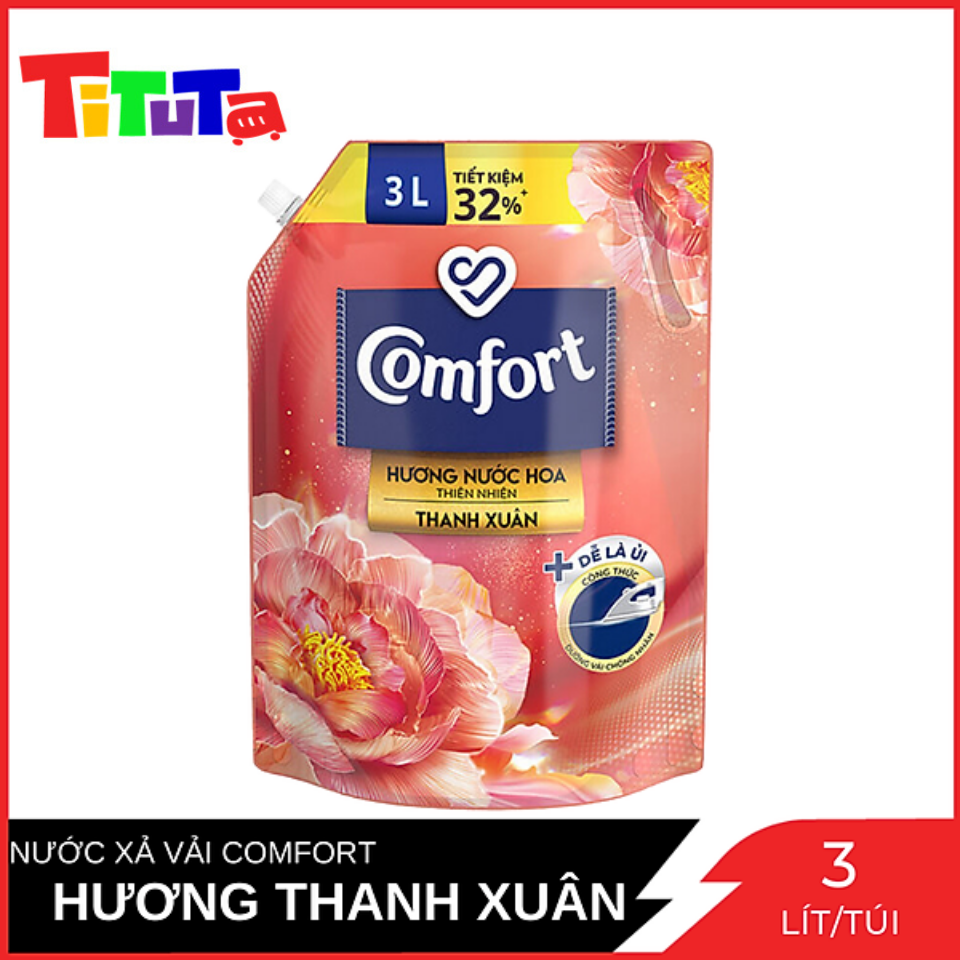 Nước Xả Vải Comfort Hương Thanh Xuân Túi 3L