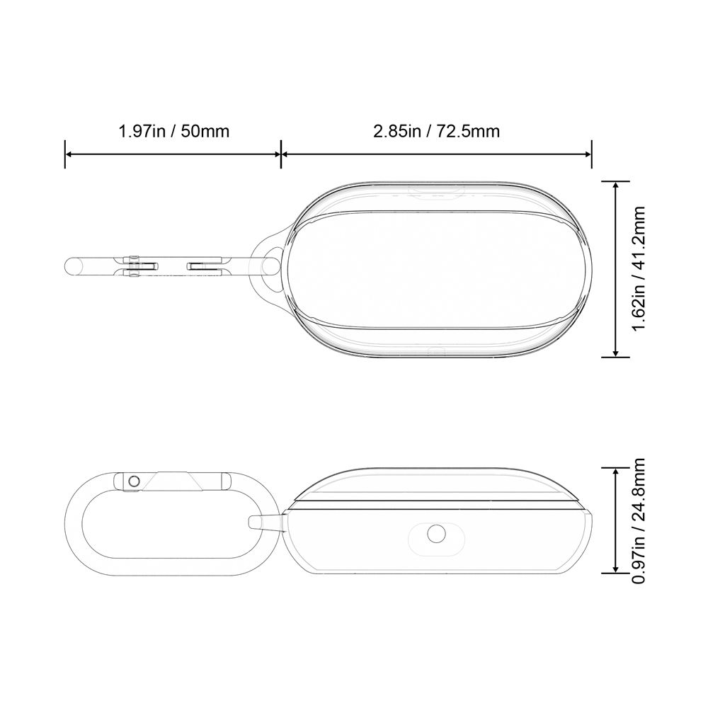 Ốp Case Ultra Slim Color dành cho Galaxy Buds + Plus / Galaxy Buds