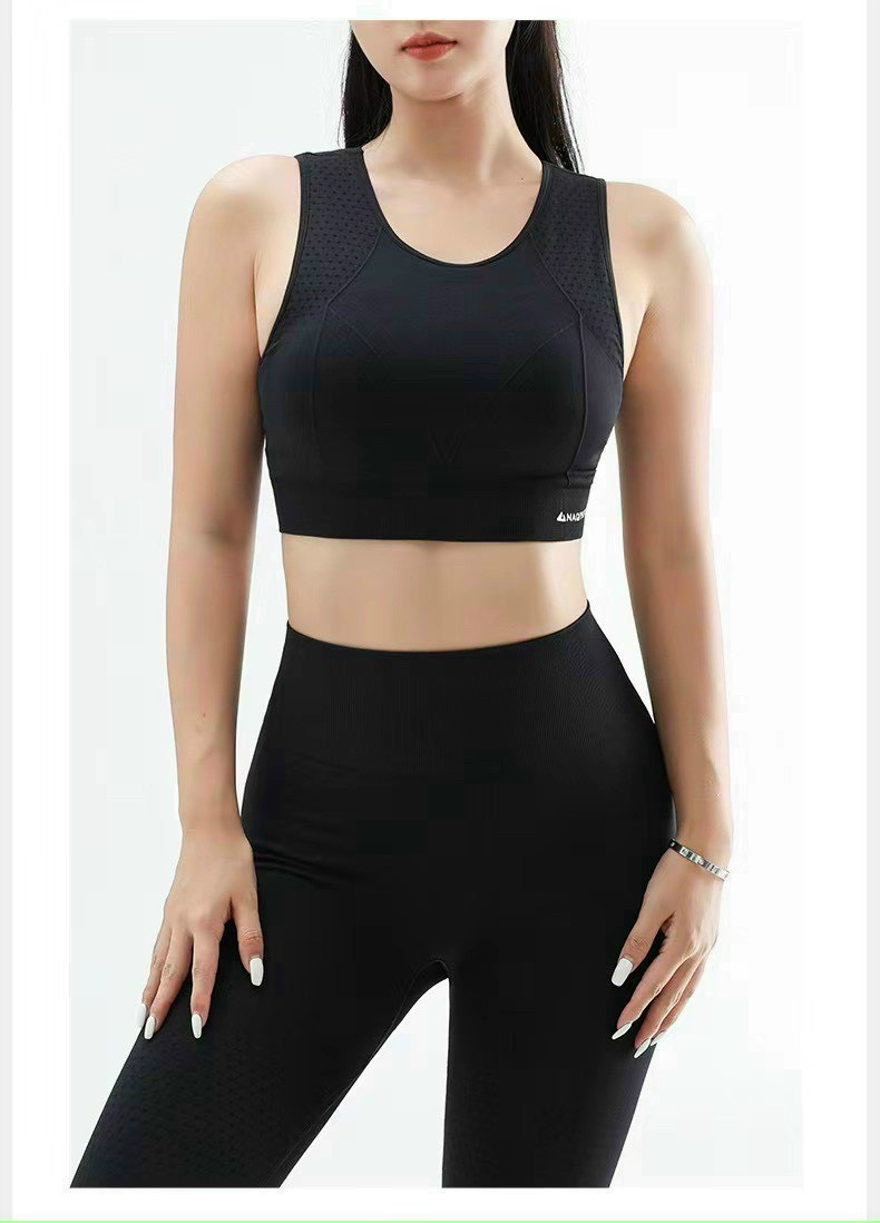 Đồ Tập Yoga Gym Nữ Dệt Kim Có Đệm Chống Sốc Ngực