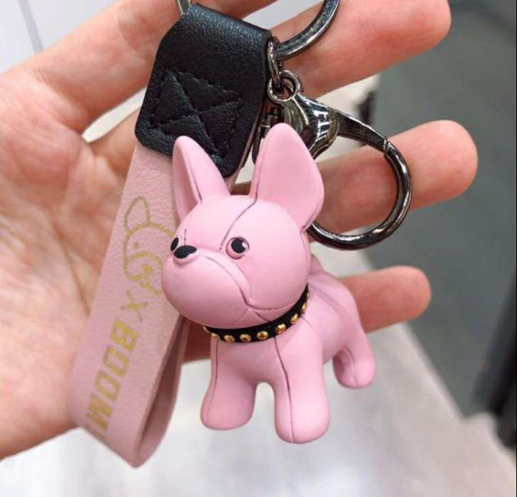 Móc Khoá Hình Chó Bulldog