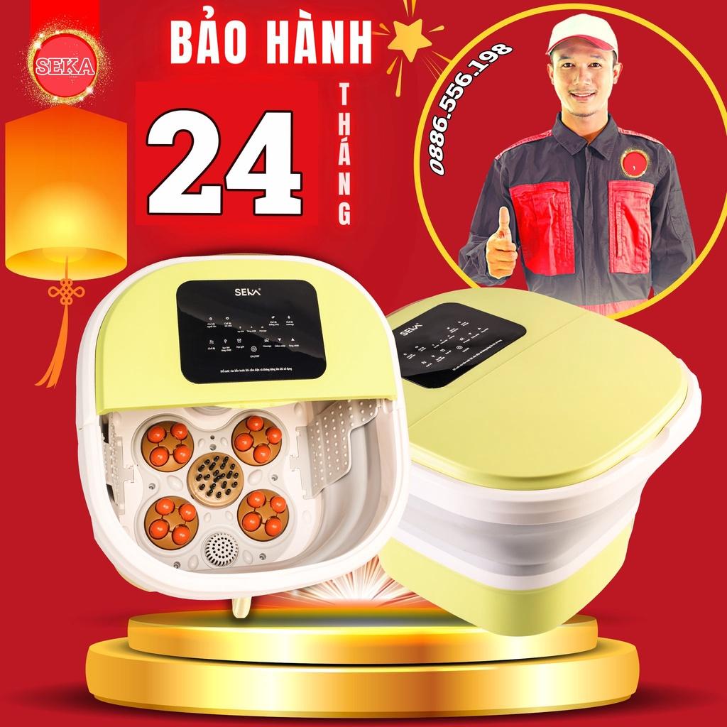 Bồn ngâm chân massage gấp gọn SEKA SK-195 cao cấp con lăn tự động - Bồn Ngâm Chân, Máy Ngâm Chân Có Sục Khí