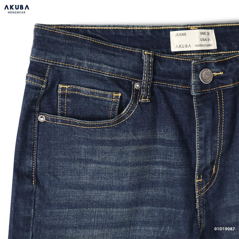 Quần Short Jean Nam Basic AKUBA Form Skinny | 01D19087
