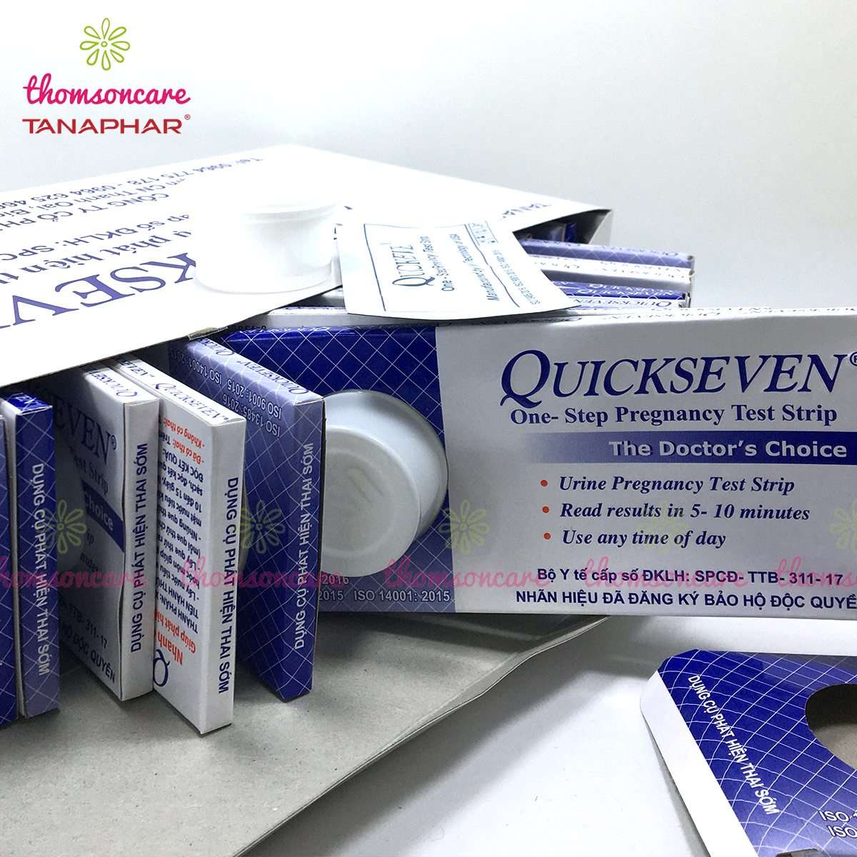 Hộp 24 que thử thai Quickseven - Test nhanh, chính xác - Giao hàng kín đáo, luôn che tên