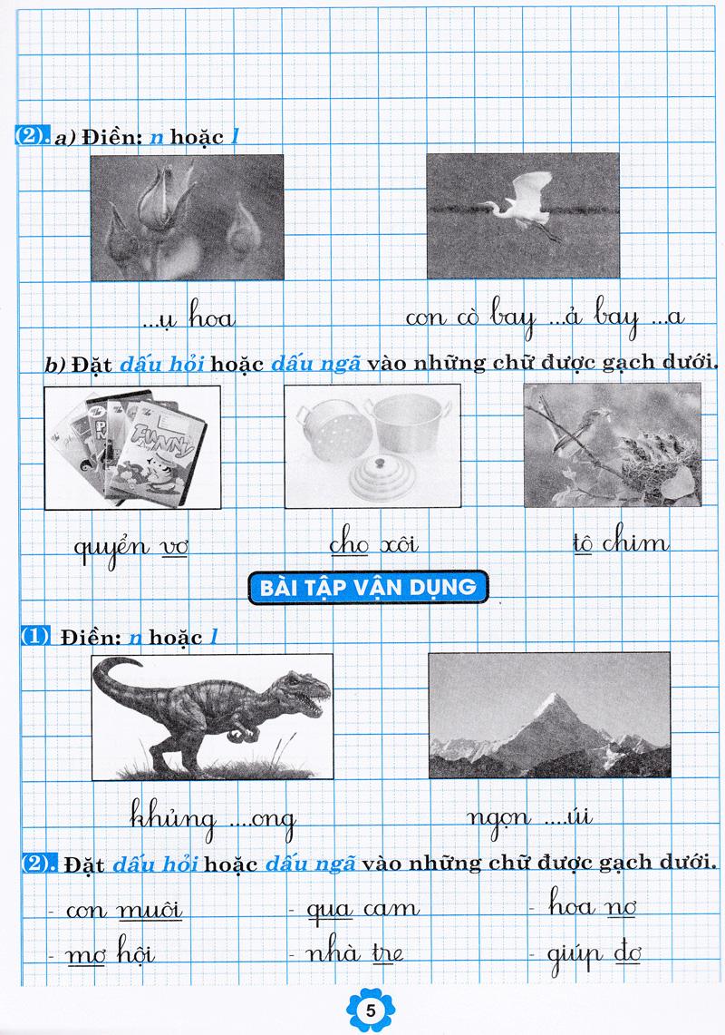 Vở Thực Hành Chính Tả Lớp 1