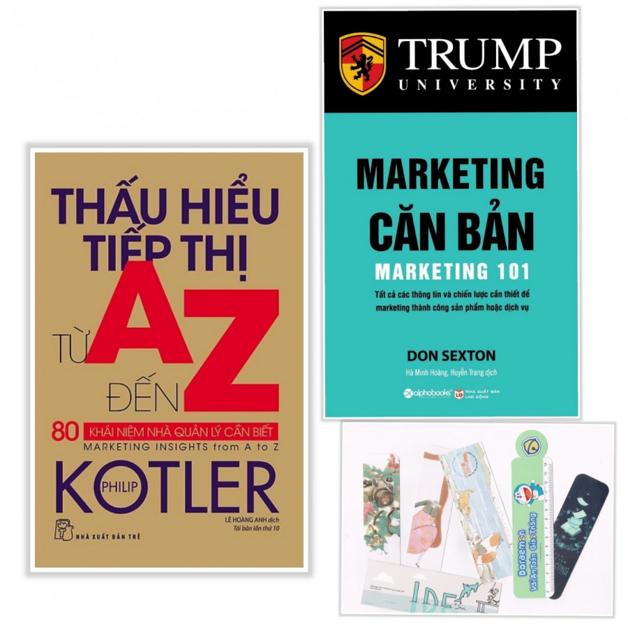 Sách Combo Thấu Hiểu Tiếp Thị Từ A Đến Z, 80 Khái Niệm Nhà Quản Lý Cần Biết - Marketing Căn Bản +
