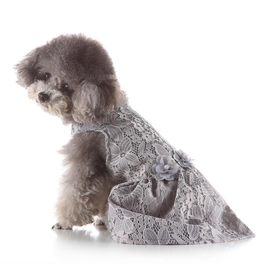 Cute Lovely Dog Puppy Summer Dress Pet Princess Dress For Small Dog Puppy XS
