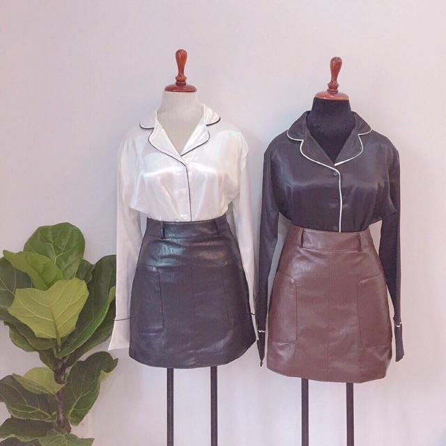 A0512 - Áo sơmi pijama phi sang chảnh