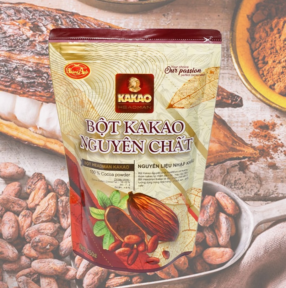 Cacao Nguyên chất Headman (250gr)