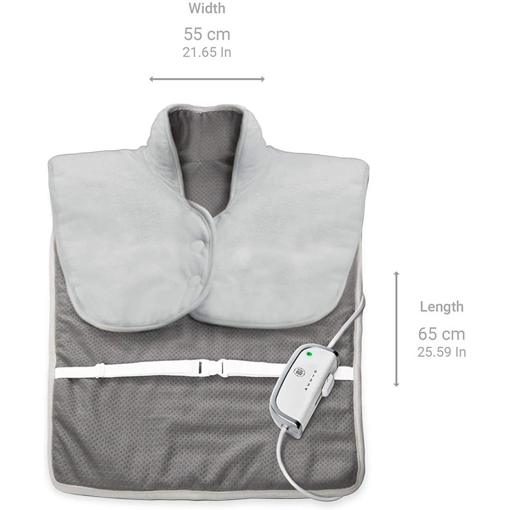 Đệm Sưởi Vai Cổ Gáy Medisana , Tấm Đệm Sưởi Lưng Giúp Giữ Ấm Cơ Thể, Nhập Đức, BH 12 Tháng