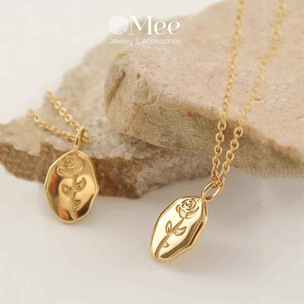 Dây chuyền mặt hoa hồng Mee vòng cổ nữ - N2580