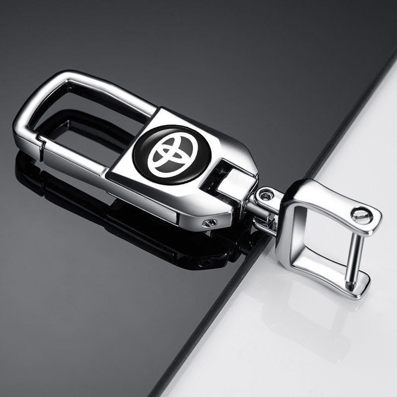 Móc khóa kèm bao ốp bảo vệ chìa khóa dành cho xe Toyota Cross, Camry, Fortuner, Hilux, Vios, Altis 