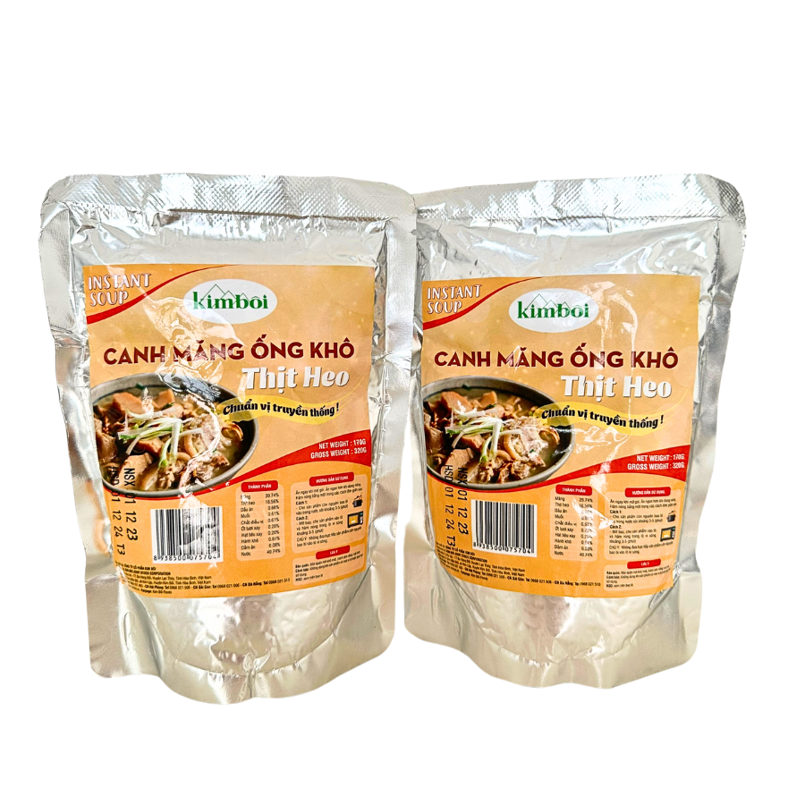 Canh Măng Khô Thịt Heo Ăn Liền - Gói 300g - Đặc sản Tây Bắc