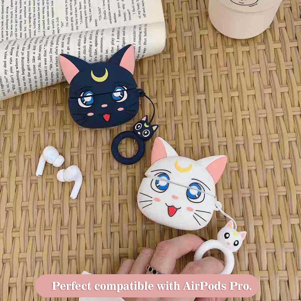 Hộp đựng bảo vệ Airpods hình mèo dễ thương