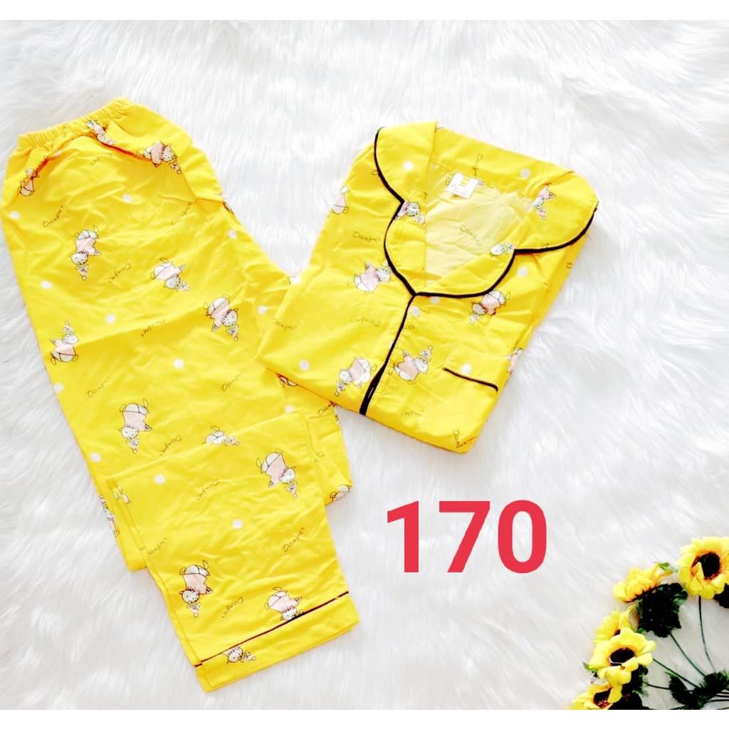 Bộ pijama kate thái loại 1 quần dài - ẢNH THẬT