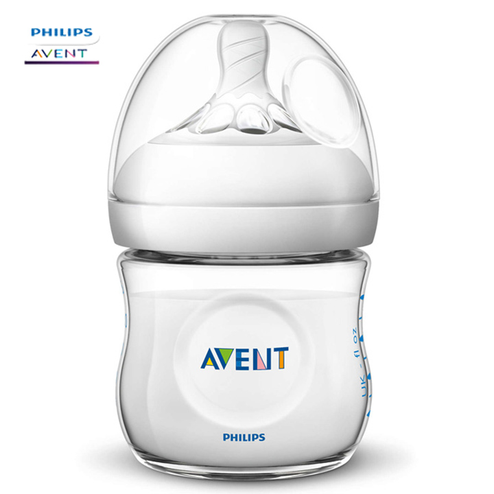 Bình sữa Philips Avent cho bé mô phỏng tự nhiên Bình tập uống đựng sữa cho trẻ sơ sinh chống sặc cổ rộng không có BPA Tặng móc khóa xinh xắn thương hiệu Bamboo Life