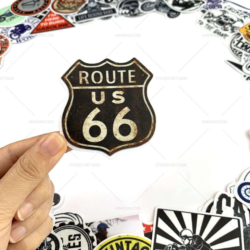 Bộ 20 Sticker Cafe Racer Hình Dán Chống Nước Decal Chất Lượng Cao Trang Trí Va Ly Du Lịch Xe Đạp Xe Máy Xe Điện Motor Laptop Nón Bảo Hiểm Máy Tính Học Sinh Tủ Quần Áo Nắp Lưng Điện Thoại