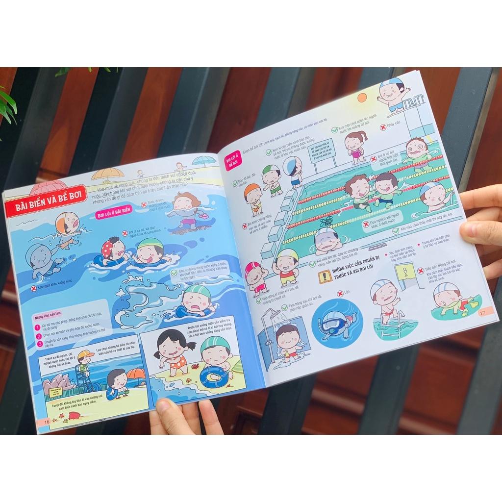 Sách – Kỹ năng sống đầu đời cho bé - Kĩ năng giao tiếp ngoài xã hội - Kiến thức bảo vệ bản thân - Quy tắc ứng xử trên bàn ăn - Quy tắc ứng xử nơi công cộng - Quy tắc ứng xử hàng ngày