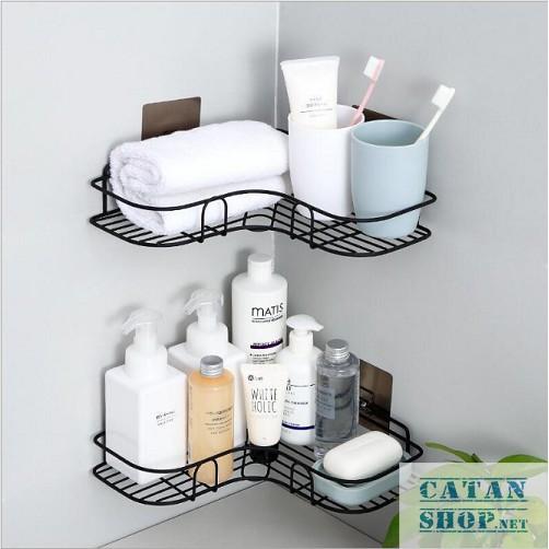 KỆ GÓC ĐA NĂNG, Kệ bằng sắt siêu chắc chắn phụ kiện lý tưởng cho phòng tắm, nhà bếp cực kỳ tiện dụng
