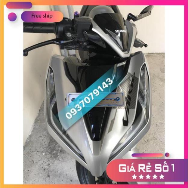 Tem rời Vario bạc xám in decal trong bảo hành màu sắc vĩnh viễn