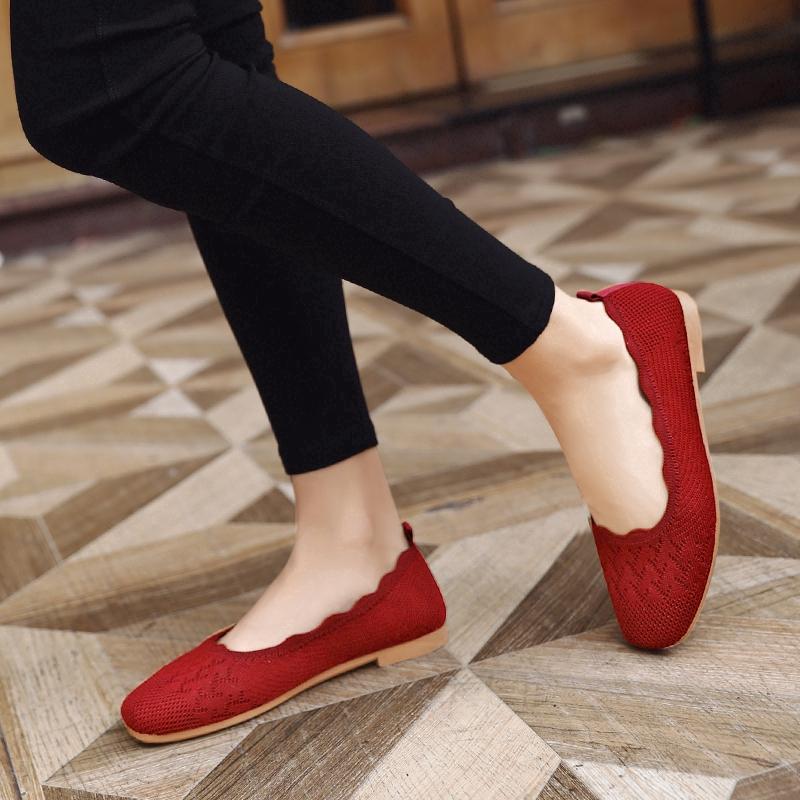 2020 Fashion women outdoor soft running sneakers casual flat shoes