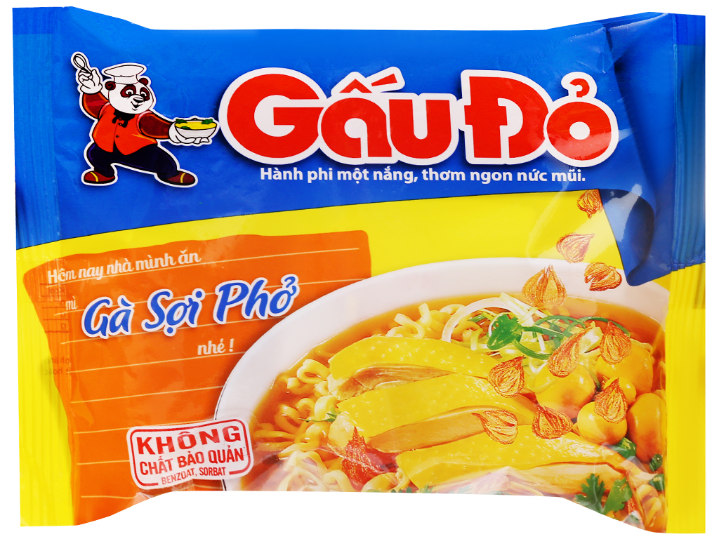 Mì gà sợi phở Gấu Đỏ 63g