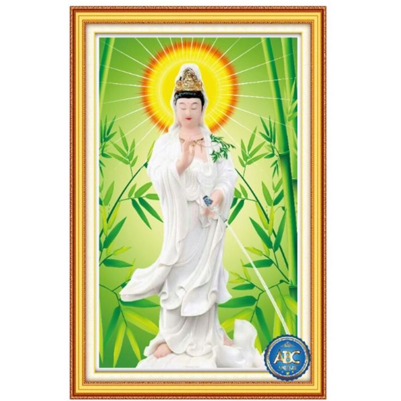 Tranh đính đá Phật Quan Âm Bồ Tát VS467 chưa đính