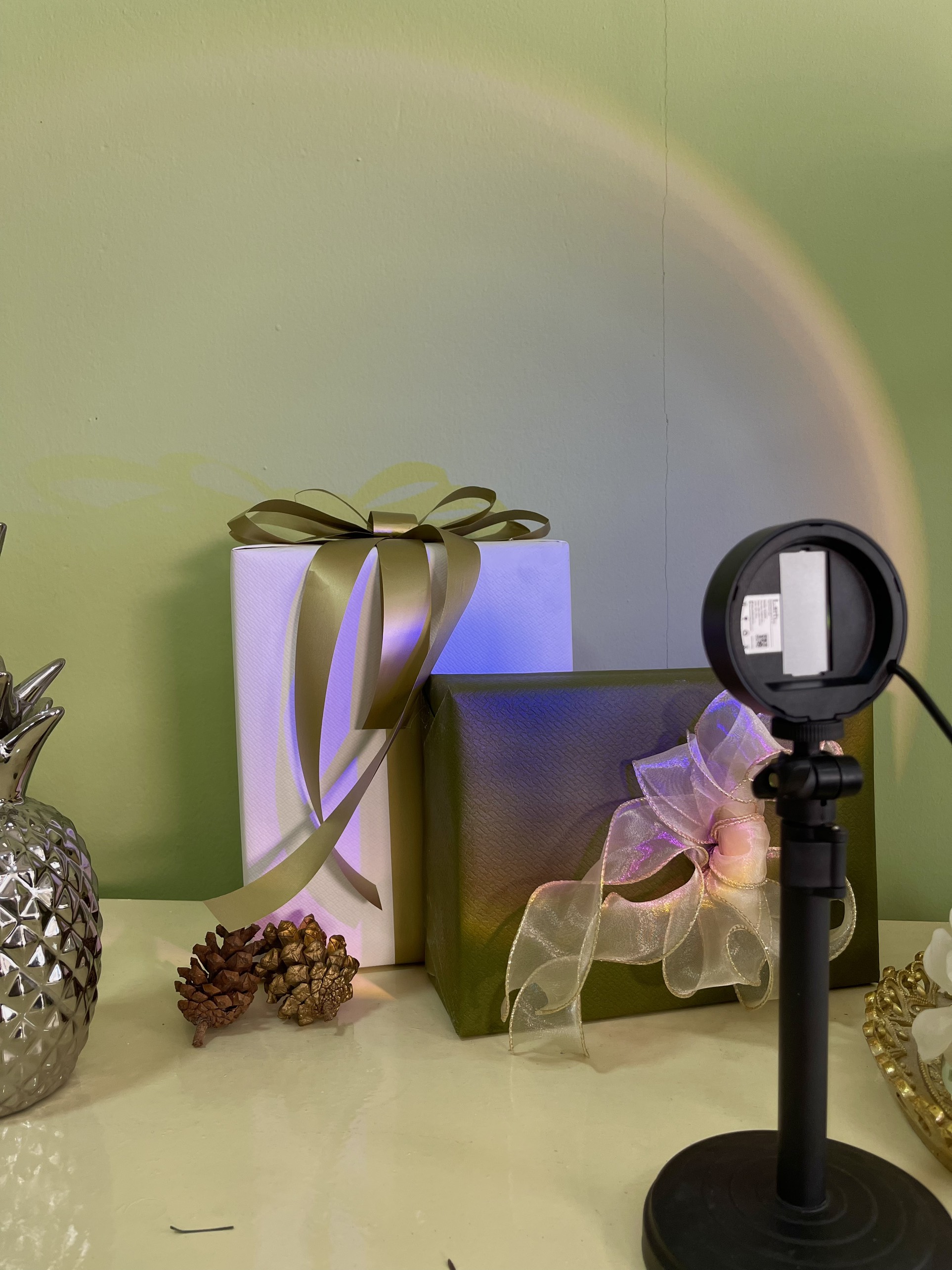 Đèn sunset Hoàng Hôn hot tiktok , đèn led trang trí chụp ảnh SL002