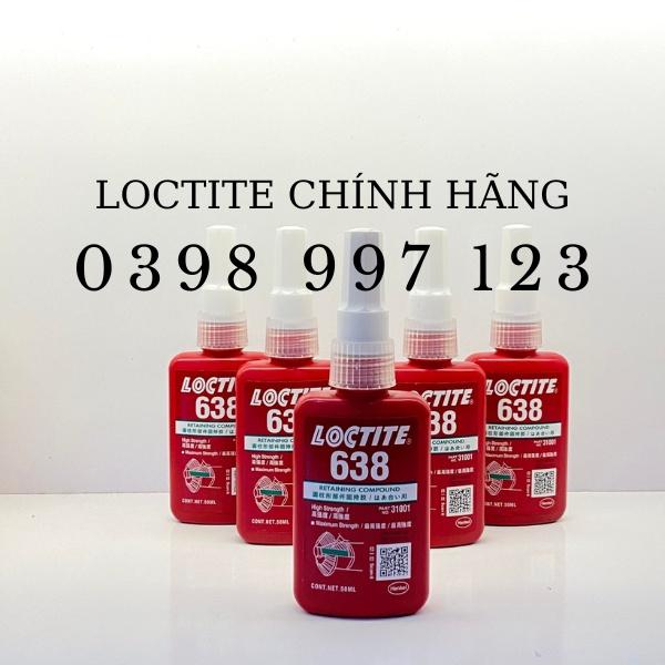 Keo chống xoay Loctite 638 - 50ml, Thông tin kỹ thuật keo Loctite 638