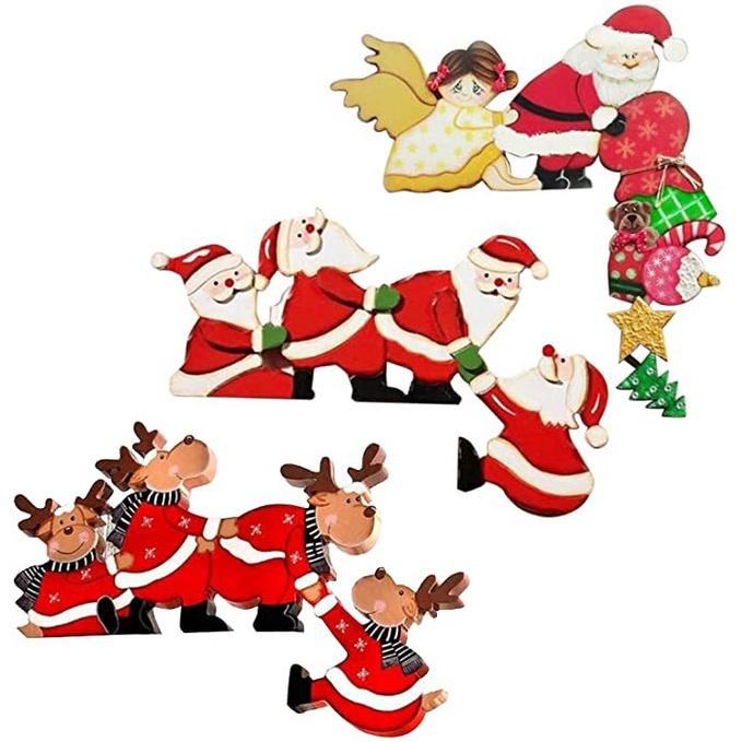 Búp bê trang trí giáng sinh hình ông già noel tuần lộc