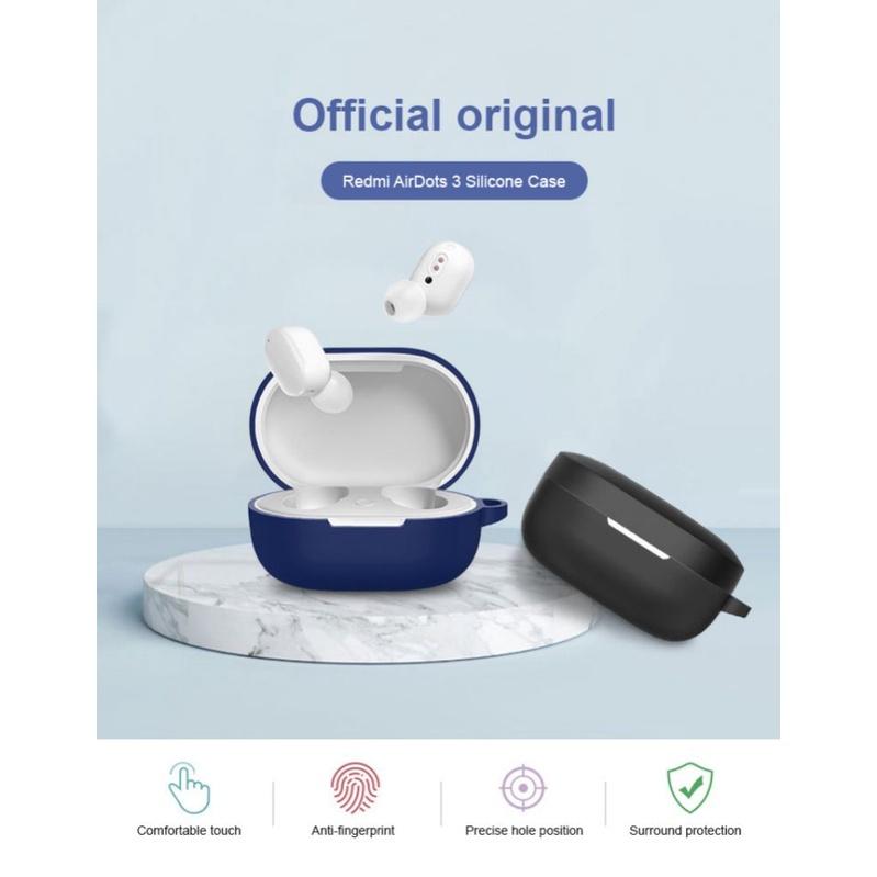 Mới nhất Silicone Bảo Vệ Bìa Trường Hợp đối với Xiaomi Redmi Airdots 3 TWS Bluetooth Tai Nghe Tai Nghe