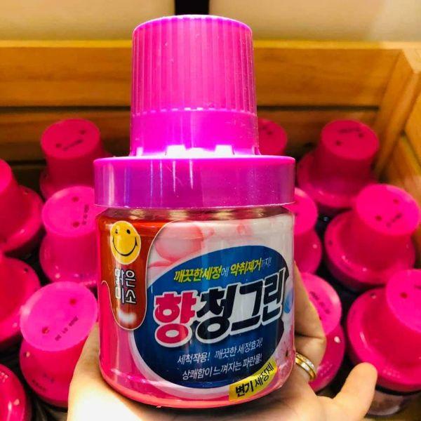 Cốc thả bồn cầu hương hoa hàn quốc, Chai thả bồn cầu hàn quốc diệt khuẩn