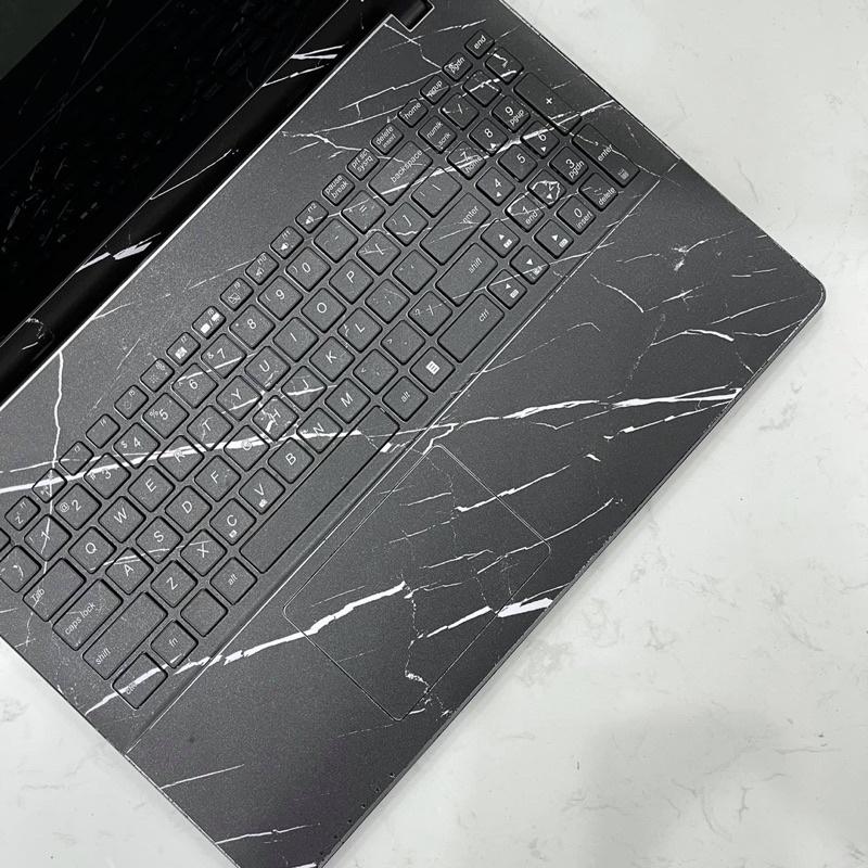 Skin Dán Laptop Mẫu Vân Đá Đen