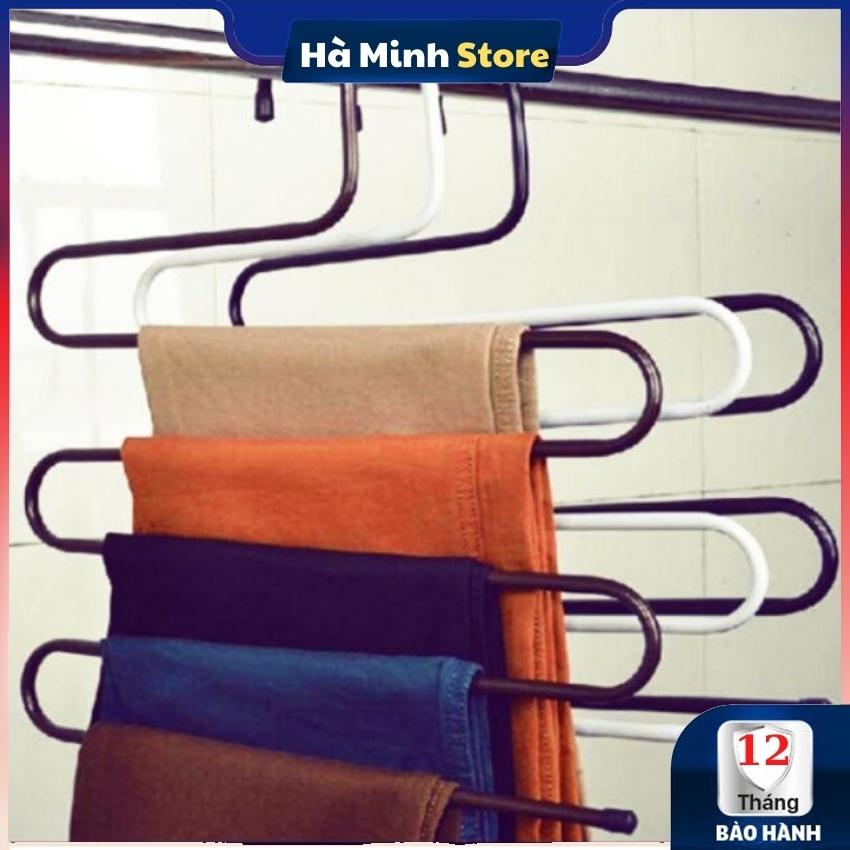 Móc Treo Quần Áo 5 Tầng Inox 304 Chắc Chắn Tiện Ích - Móc Treo Quần Áo Đa Năng Tiết Kiệm Không Gian