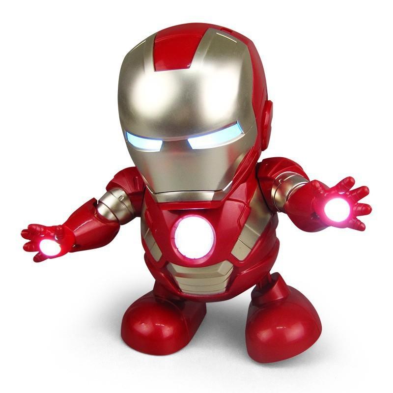 Người Máy Nhảy Múa Phát Nhạc Iron Man Tặng Kèm 3 Pin AA