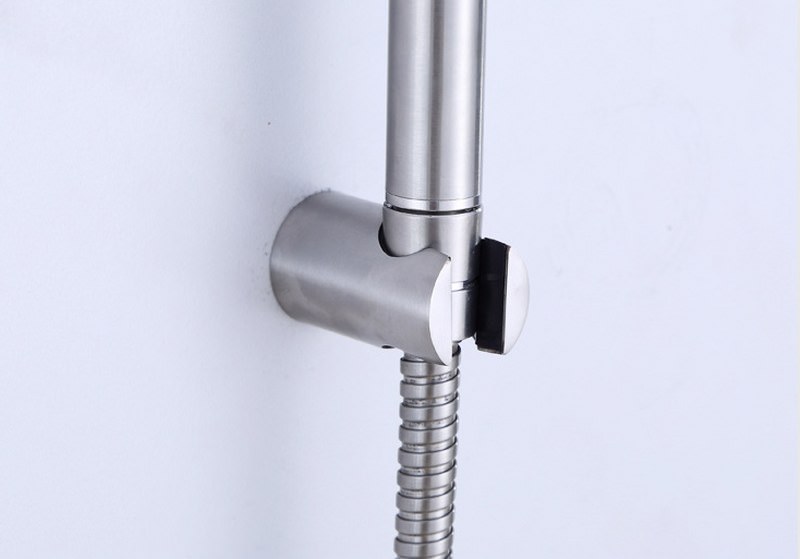Bộ bát sen 3 đầu + dây + giá đỡ SUS304