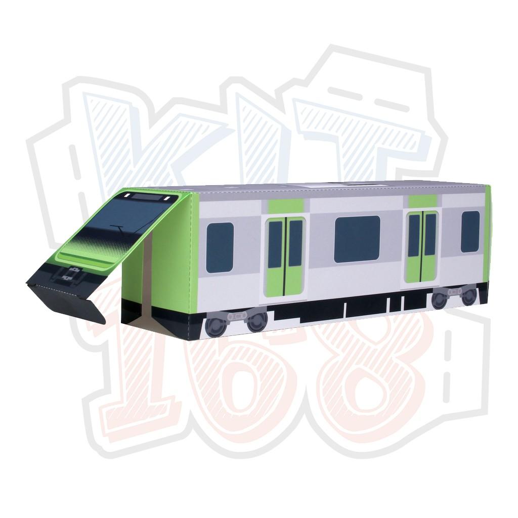 Mô hình giấy Xe tàu điện ngầm Nhật Bản Yamanote Line - E235