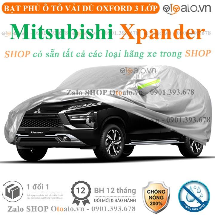 Bạt phủ ô tô dành cho xe Mitsubishi Xpander 3 lớp cao cấp